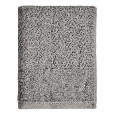 Prosop de baie, Nautica Zigzag, 100% bumbac, 570 g/mp, 70 x 140 cm, gri 3 Prosop de baie, Nautica Zigzag, 100% bumbac, 570 g/mp, 70 x 140 cm, gri 3