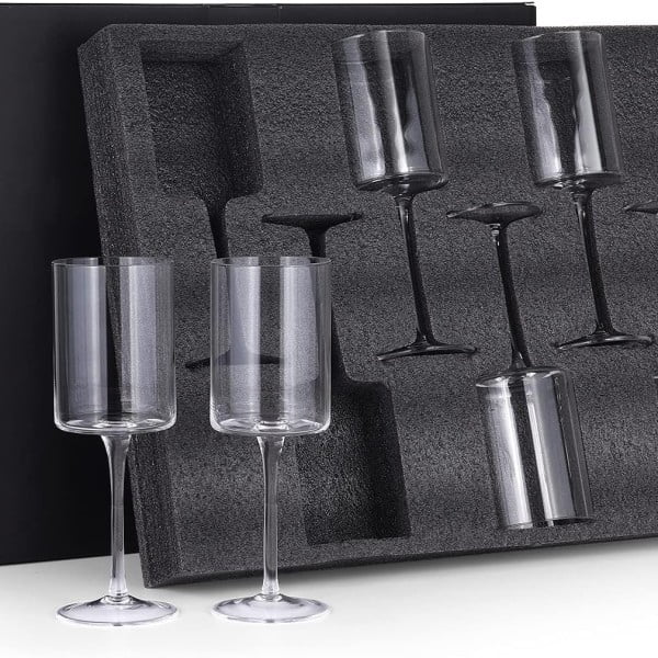 Set 6 pahare vin Quasar & Co.®, model drept, 400 ml, sticla, transparent - imagine 13