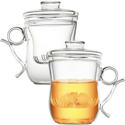 Set 2 cani cu infuzor si capac, Quasar & Co.®, 430 ml, sticla termorezistenta, transparenta 8 Set 2 cani cu infuzor si capac, Quasar & Co.®, 430 ml, sticla termorezistenta, transparenta 8