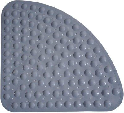 Covor de dus, Quasar & Co.®, de colt, antiderapant, cu ventuze fixare, 54×54 cm, PVC, gri 11 Covor de dus, Quasar & Co.®, de colt, antiderapant, cu ventuze fixare, 54×54 cm, PVC, gri 11