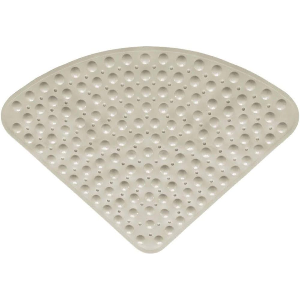 Covor de dus, Quasar & Co.®, de colt, antiderapant, cu ventuze fixare, 54×54 cm, PVC, bej 2 Covor de dus, Quasar & Co.®, de colt, antiderapant, cu ventuze fixare, 54×54 cm, PVC, bej 2