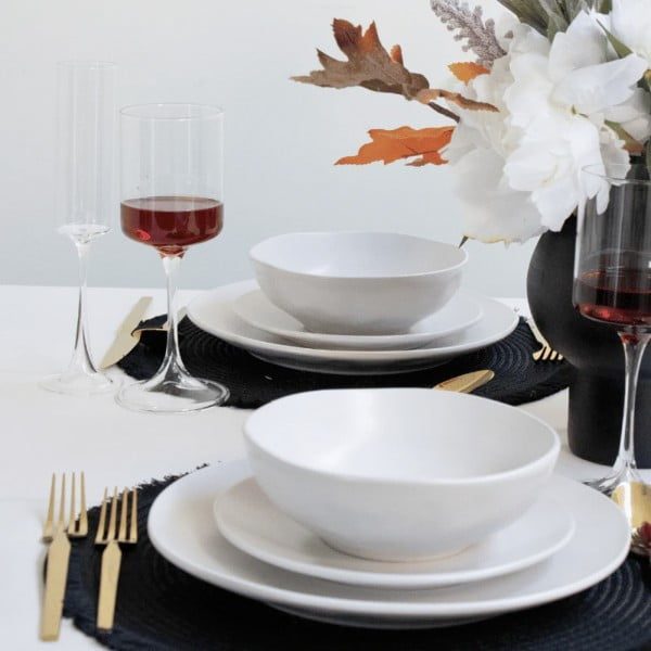 Set 12 pahare vin si sampanie, Quasar & Co.®, model evazat, 6x350 ml/6x170 ml, sticla, transparent - imagine 3