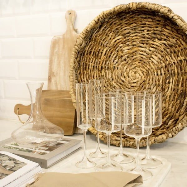 Set 12 pahare vin si sampanie, Quasar & Co.®, model evazat, 6x350 ml/6x170 ml, sticla, transparent - imagine 4