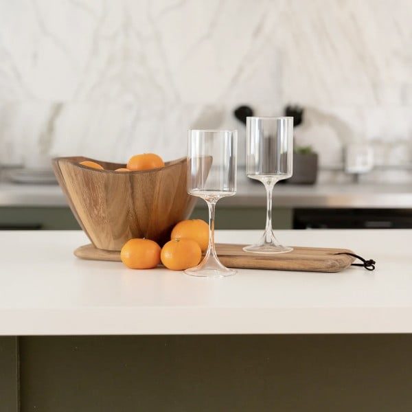 Set 12 pahare vin si sampanie, Quasar & Co.®, model evazat, 6x350 ml/6x170 ml, sticla, transparent - imagine 7