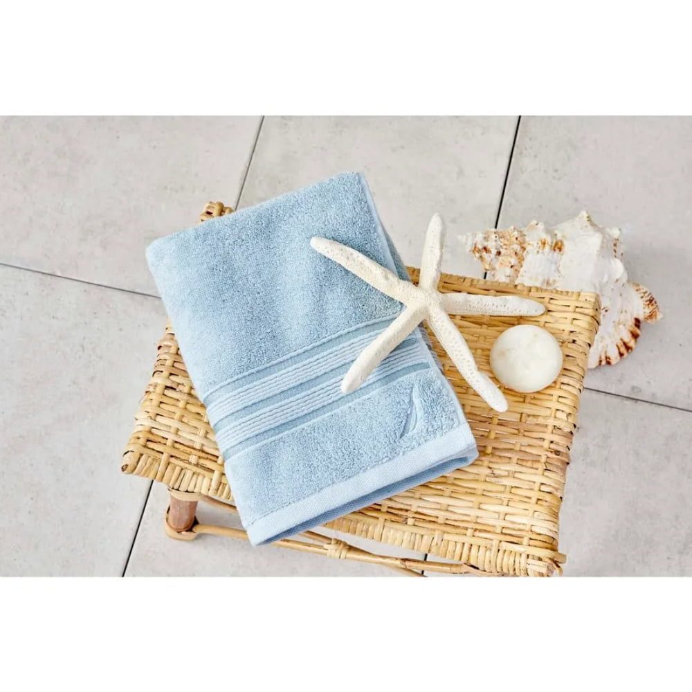 Prosop de baie, Nautica Ocean, 100% bumbac, 640 g/mp, 50 x 100 cm, albastru deschis 3 Prosop de baie, Nautica Ocean, 100% bumbac, 640 g/mp, 50 x 100 cm, albastru deschis 3