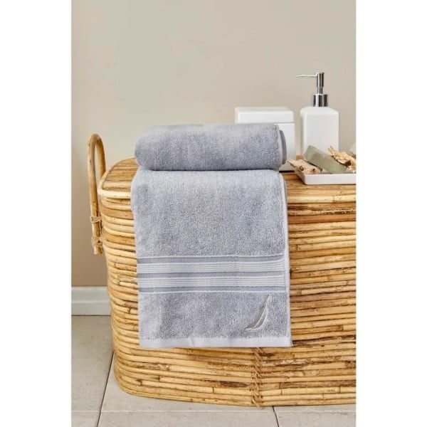 Prosop de baie, Nautica Ocean, 100% bumbac, 615 g/mp, 70 x 140 cm, gri Prosoape baie 2026-06-05