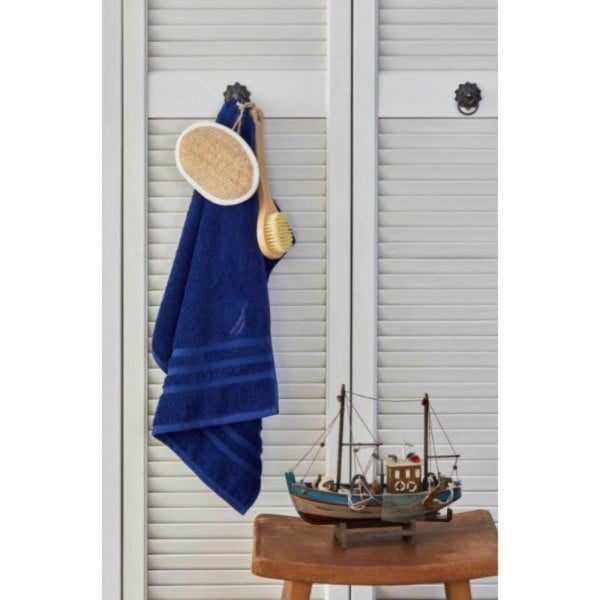 Prosop de baie, Nautica Crew, 100% bumbac, 525 g/mp, 50 x 100 cm, bleumarin - imagine 2