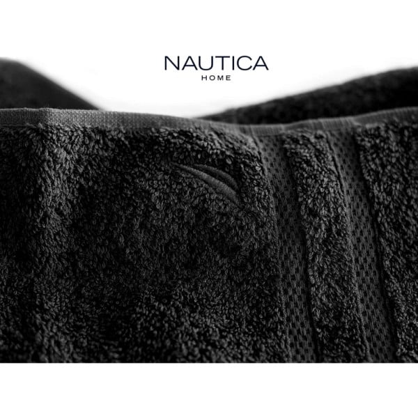 Set 5 prosoape de maini, Nautica Crew, 100% bumbac, 550 g/mp, 50 x 30 cm, gri antracit - imagine 4