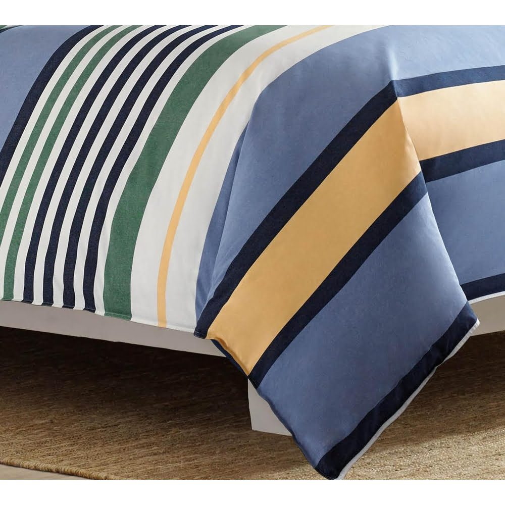 Set lenjerie de pat Nautica Dover, pat dublu, 4 piese, 100% bumbac, 240 x 260 cm, 200 x 220 cm, 2 x 50 x 70 cm 2