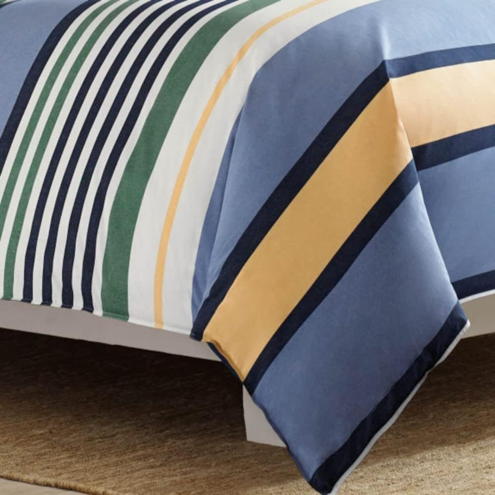 Set lenjerie de pat Nautica Dover, pat dublu, 4 piese, 100% bumbac, 240 x 260 cm, 200 x 220 cm, 2 x 50 x 70 cm 4