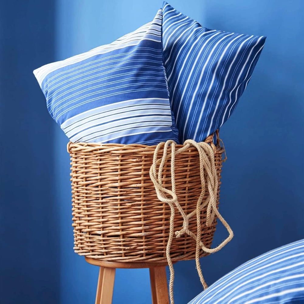 Set lenjerie de pat Nautica Moby, pat dublu, 4 piese, 100% bumbac, 240 x 260 cm, 200 x 220 cm, 2 x 50 x 70 cm 6