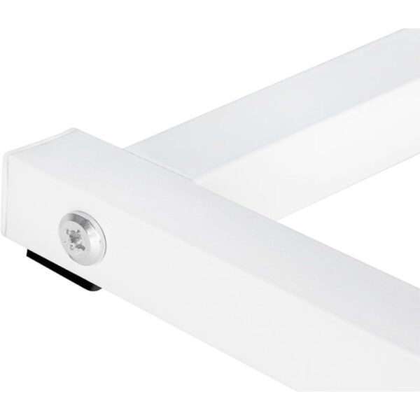 Raft cuptor microunde, Quasar & Co.®, suport bucatarie, rafturi cu 6 carlige, etajera cu cadru metalic si polite lemn, model Z-Micro, 57 x 38 x 38 cm, alb marmorat - imagine 5