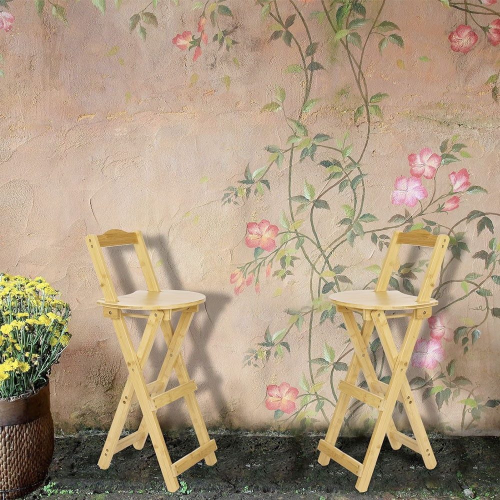 Set 2 scaune bar Quasar & Co.®, inalte, pliabile, din bambus natural, stabile si usoare, ideale pentru bucatarie, dining, terasa sau bar, stil minimalist, 36x33x97 cm, maro deschis 5 Set 2 scaune bar Quasar & Co.®, inalte, pliabile, din bambus natural, stabile si usoare, ideale pentru bucatarie, dining, terasa sau bar, stil minimalist, 36x33x97 cm, maro deschis 5