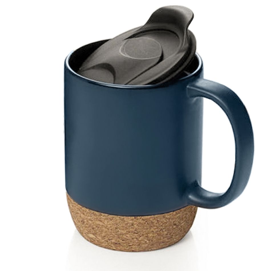 Set 2 cani cafea/ceai, Quasar & Co.®, pretabile voiaj/calatorie, cu capac to go, baza de pluta, ceramica, 400 ml, bleumarin/visiniu 2 Set 2 cani cafea/ceai, Quasar & Co.®, pretabile voiaj/calatorie, cu capac to go, baza de pluta, ceramica, 400 ml, bleumarin/visiniu 2