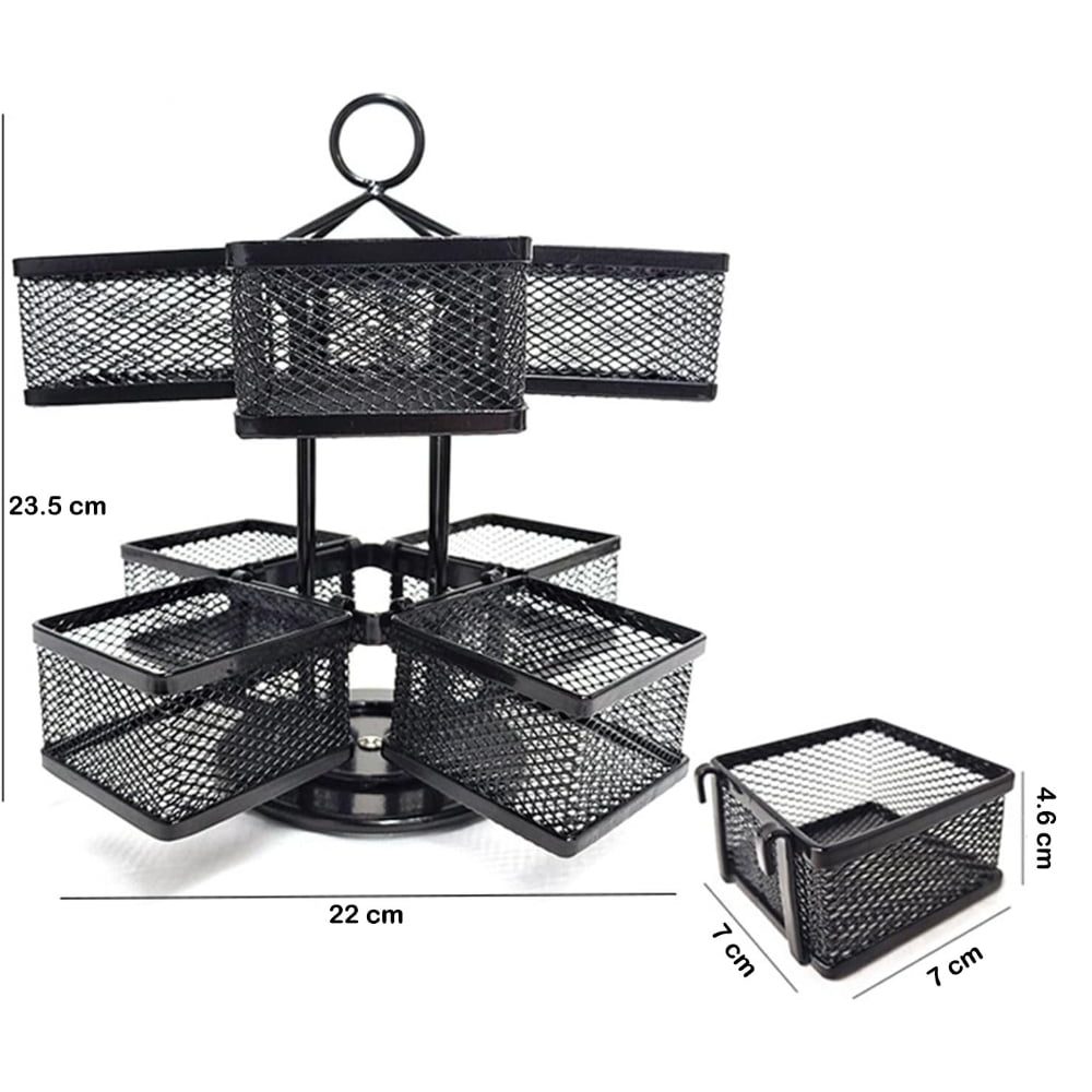 Suport plicuri ceai/capsule cafea, Quasar & Co.®, 8 compartimente detasabile, rotativ, metal, 23.5×22 cm, negru 7 Suport plicuri ceai/capsule cafea, Quasar & Co.®, 8 compartimente detasabile, rotativ, metal, 23.5×22 cm, negru 7