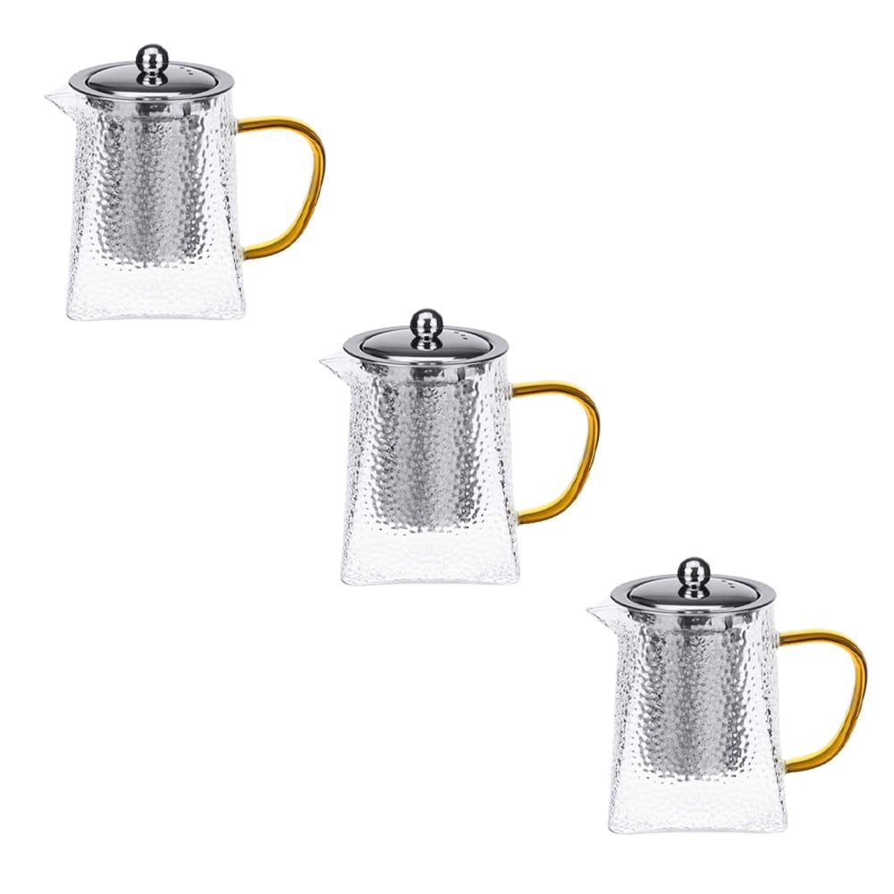 Set 3 ceainice, Quasar & Co.®, recipiente pentru ceai/cafea cu infuzor si capac, 3×350 ml, sticla borosilicata/otel inoxidabil, transparent 2 Set 3 ceainice, Quasar & Co.®, recipiente pentru ceai/cafea cu infuzor si capac, 3×350 ml, sticla borosilicata/otel inoxidabil, transparent 2