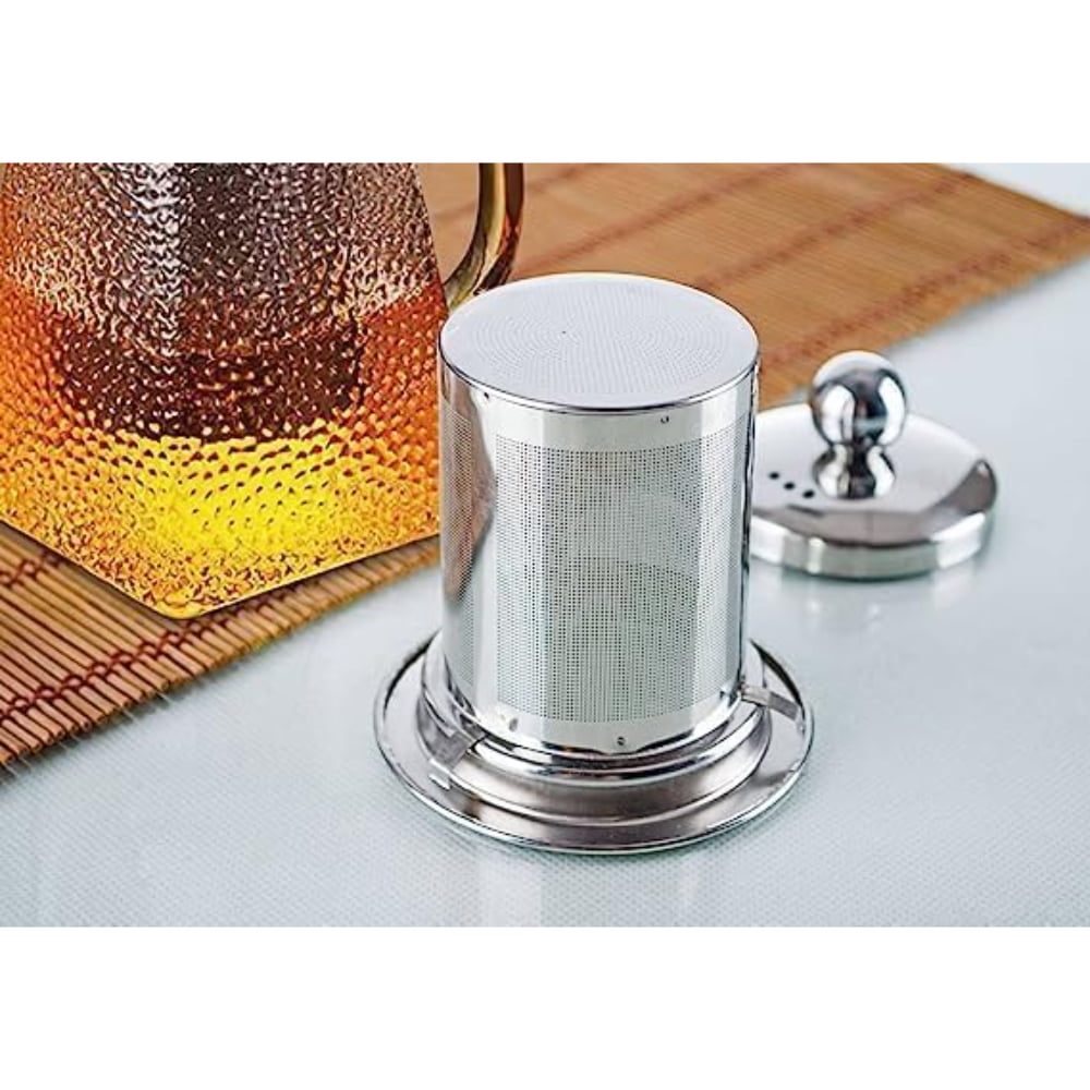 Set 3 ceainice, Quasar & Co.®, recipiente pentru ceai/cafea cu infuzor si capac, 3×350 ml, sticla borosilicata/otel inoxidabil, transparent 6 Set 3 ceainice, Quasar & Co.®, recipiente pentru ceai/cafea cu infuzor si capac, 3×350 ml, sticla borosilicata/otel inoxidabil, transparent 6