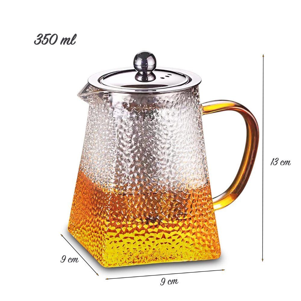 Set 3 ceainice, Quasar & Co.®, recipiente pentru ceai/cafea cu infuzor si capac, 3×350 ml, sticla borosilicata/otel inoxidabil, transparent 9 Set 3 ceainice, Quasar & Co.®, recipiente pentru ceai/cafea cu infuzor si capac, 3×350 ml, sticla borosilicata/otel inoxidabil, transparent 9