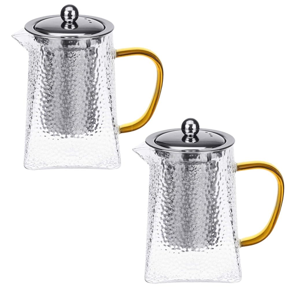 Set 2 ceainice, Quasar & Co.®, recipiente pentru ceai/cafea cu infuzor si capac, 2×750 ml, sticla borosilicata/otel inoxidabil, transparent 2 Set 2 ceainice, Quasar & Co.®, recipiente pentru ceai/cafea cu infuzor si capac, 2×750 ml, sticla borosilicata/otel inoxidabil, transparent 2