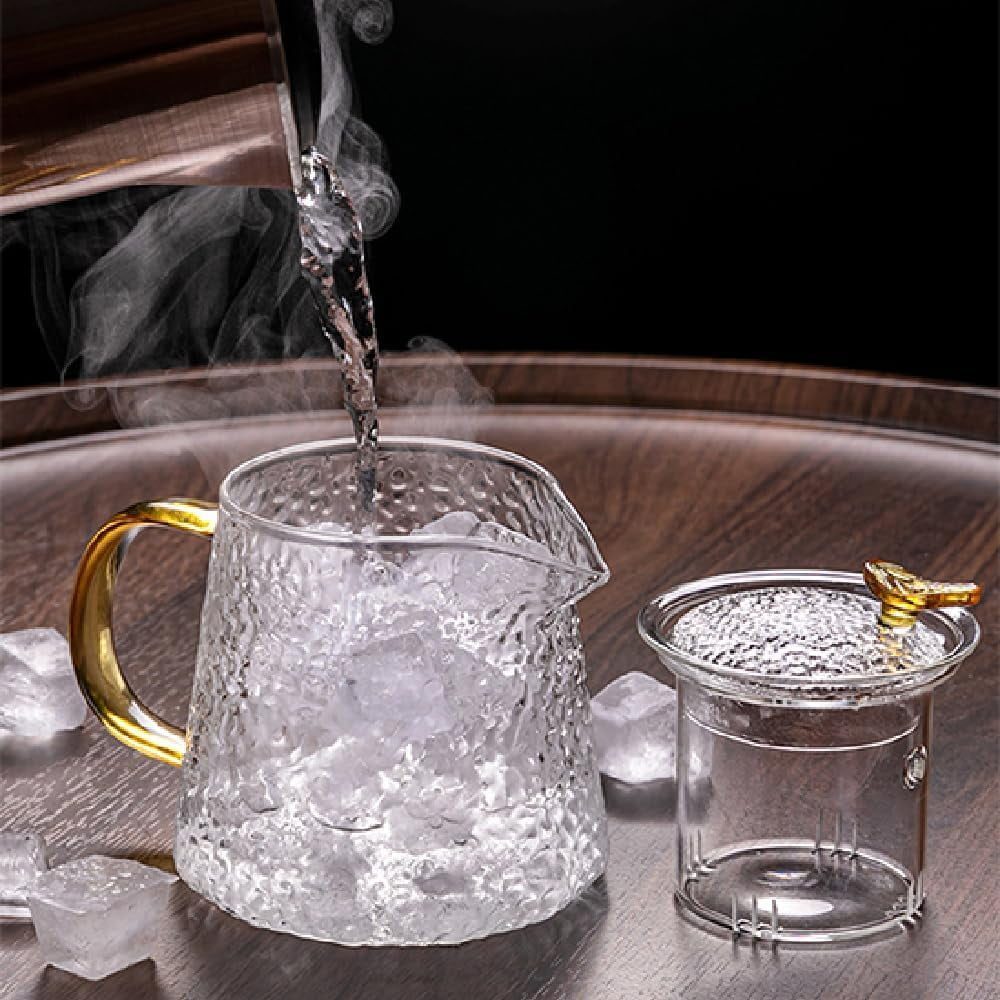 Set ceainic cu 2 cani, Quasar & Co.®, cu infuzor, capac, 1000 ml/2×350 ml, sticla borosilicata, transparent 5 Set ceainic cu 2 cani, Quasar & Co.®, cu infuzor, capac, 1000 ml/2×350 ml, sticla borosilicata, transparent 5