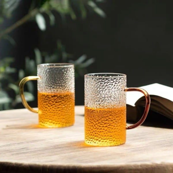Set ceainic cu 2 cani, Quasar & Co.®, cu infuzor, capac, 1000 ml/2x350 ml, sticla borosilicata, transparent - imagine 9