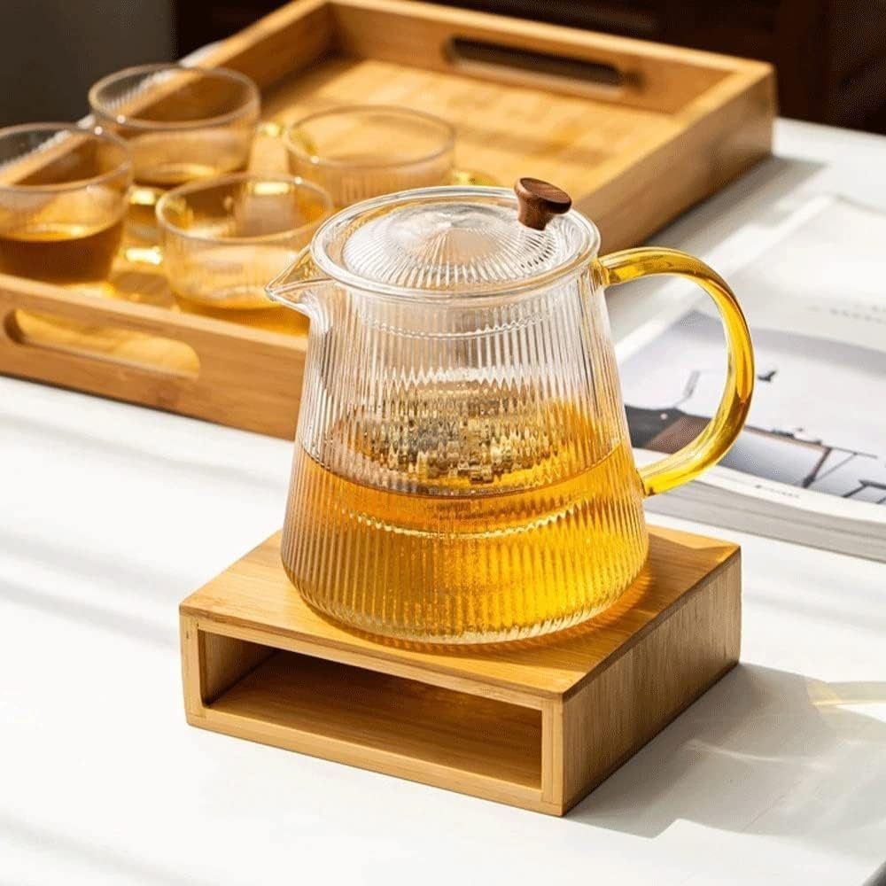 Set ceainic cu 2 cani, Quasar & Co.®, cu infuzor si capac, 1000 ml/2×300 ml, sticla borosilicate, transparent 3 Set ceainic cu 2 cani, Quasar & Co.®, cu infuzor si capac, 1000 ml/2×300 ml, sticla borosilicate, transparent 3