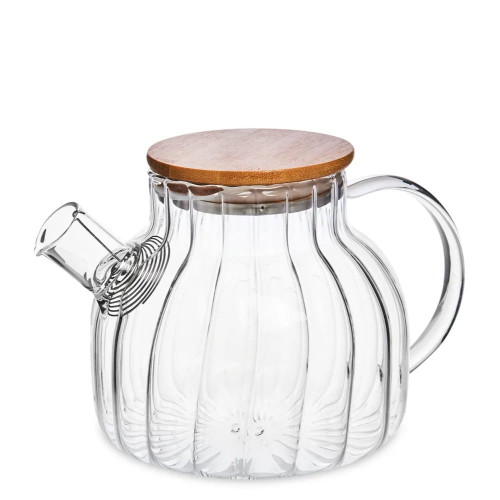 Ceainic, Quasar & Co.®, recipient pentru ceai/cafea cu filtru si capac, 950 ml, sticla borosilicata/bambus, transparent 2 Ceainic, Quasar & Co.®, recipient pentru ceai/cafea cu filtru si capac, 950 ml, sticla borosilicata/bambus, transparent 2