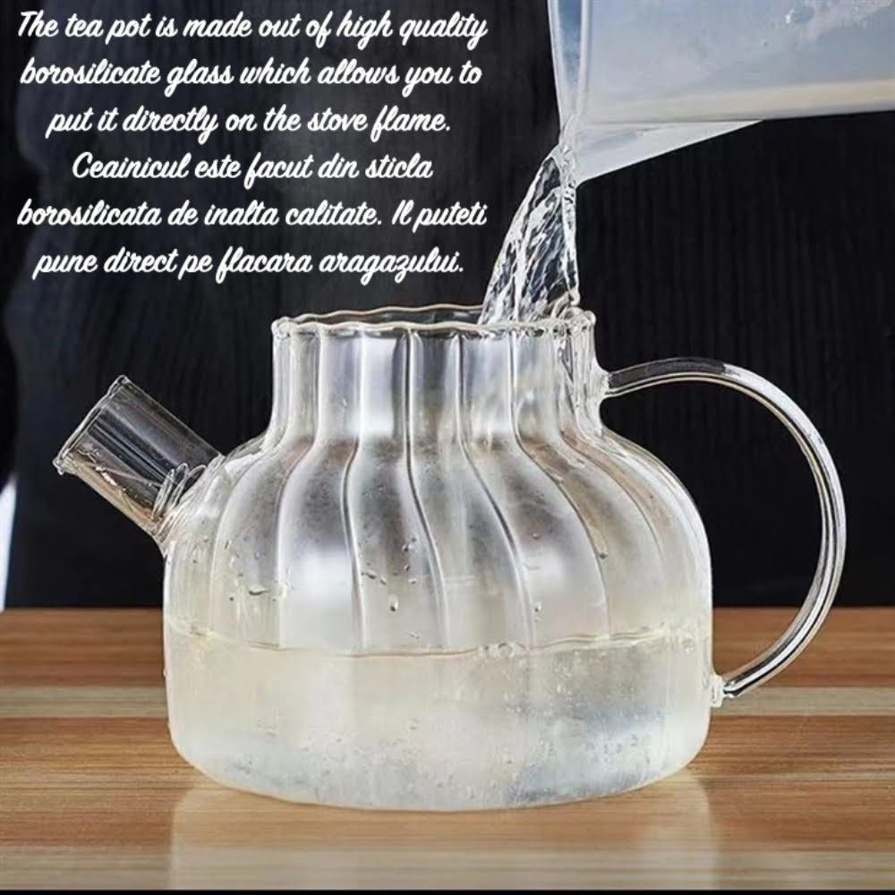 Set ceainic cu 2 cani, Quasar & Co.®, cu filtru si capac, 950 ml/2×400 ml, sticla borosilicate/bambus, transparent 7 Set ceainic cu 2 cani, Quasar & Co.®, cu filtru si capac, 950 ml/2×400 ml, sticla borosilicate/bambus, transparent 7