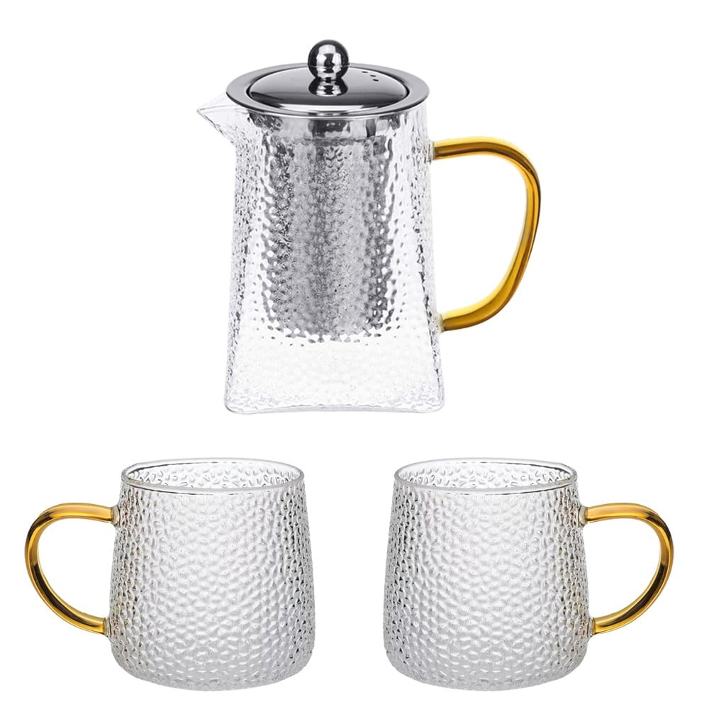 Set ceainic cu 2 cani, Quasar & Co.®, cu infuzor, capac, 650 ml/2×300 ml, sticla borosilicata/otel inoxidabil, transparent 3 Set ceainic cu 2 cani, Quasar & Co.®, cu infuzor, capac, 650 ml/2×300 ml, sticla borosilicata/otel inoxidabil, transparent 3
