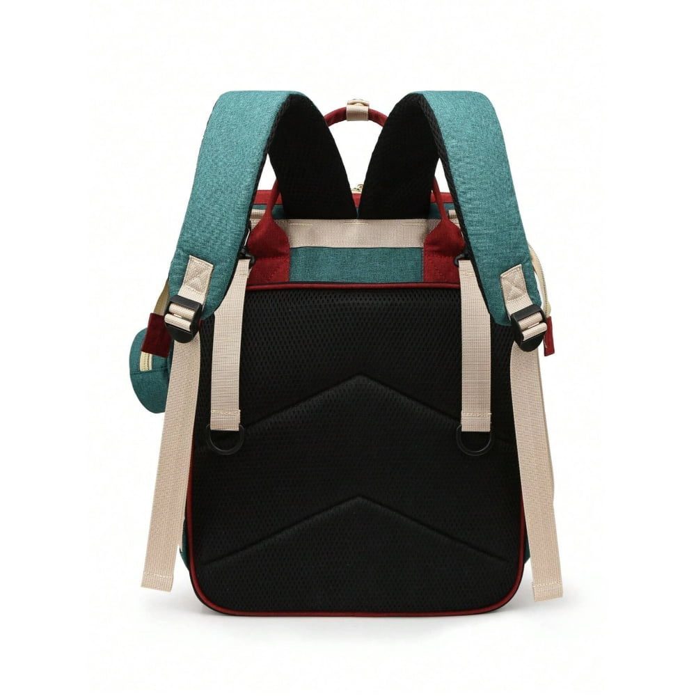 Geanta/rucsac, Quasar & Co.®, cu port USB si 14 compartimente, textil, 40 x 30 x 14 cm, multicolor 4