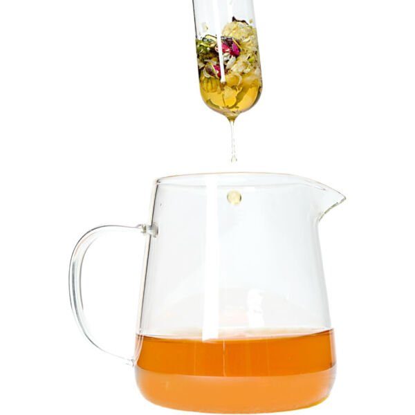 Set 4 infuzoare pentru ceai, Quasar & Co.®, 3 x 15 cm, sticla/pluta, transparent - imagine 6