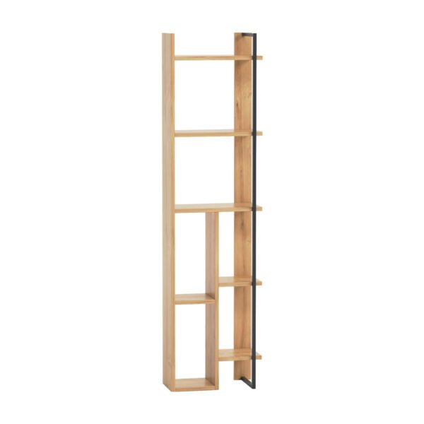 Raft de colt, Quasar & Co.®, mobilier living/dormitor, 42 x 23 x 160 cm, MDF, stejar bej - imagine 2