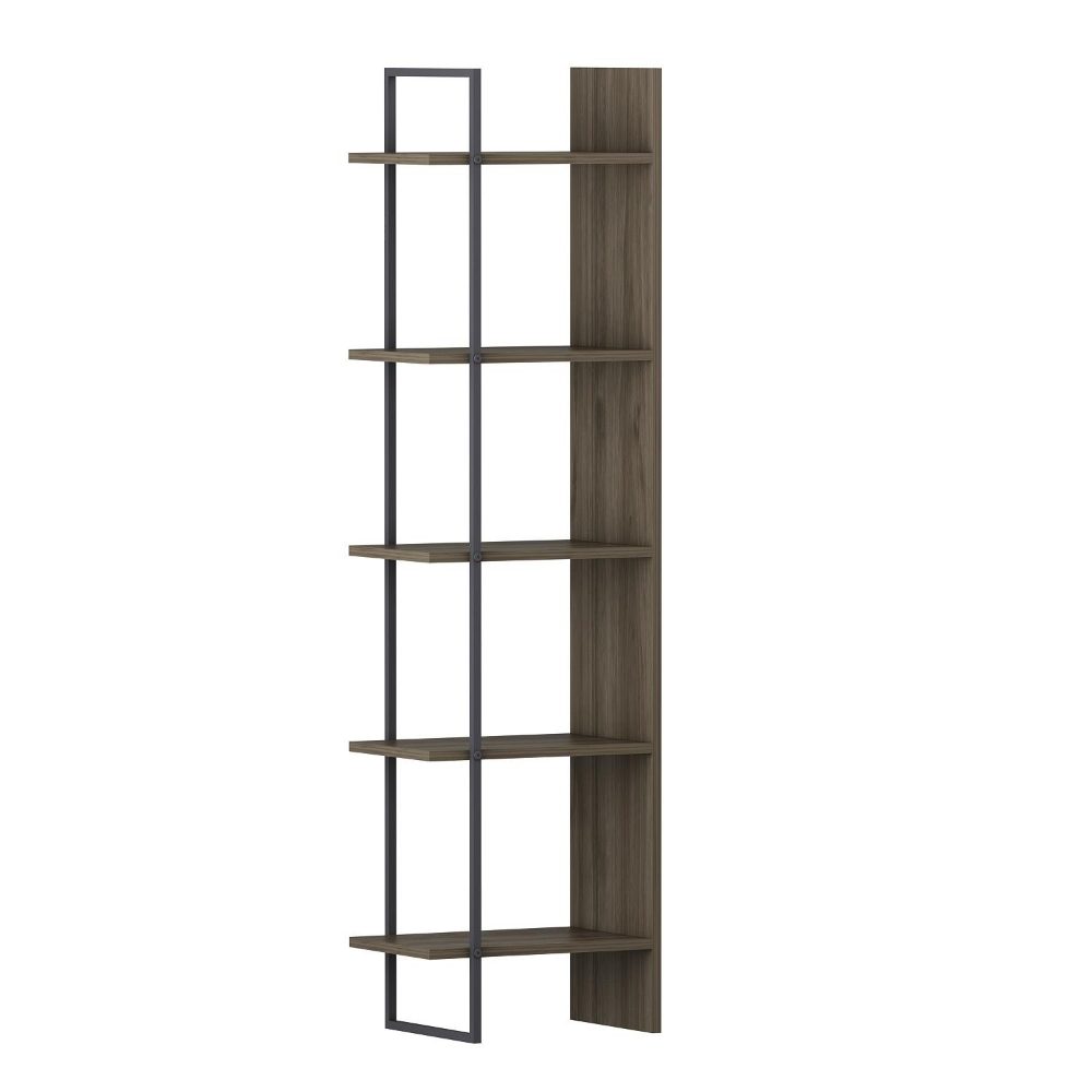 Raft de colt, Quasar & Co.®, mobilier living/dormitor, 45 x 30 x 171 cm, MDF, nuc inchis 2 Raft de colt, Quasar & Co.®, mobilier living/dormitor, 45 x 30 x 171 cm, MDF, nuc inchis 2