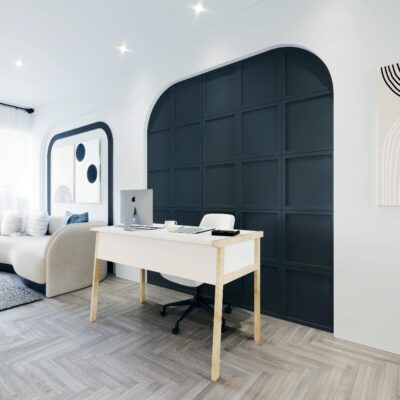Birou, Quasar & Co.®, mobilier living/office, 120 x 60 x 74 cm, MDF, alb/stejar alb 7 Birou, Quasar & Co.®, mobilier living/office, 120 x 60 x 74 cm, MDF, alb/stejar alb 7