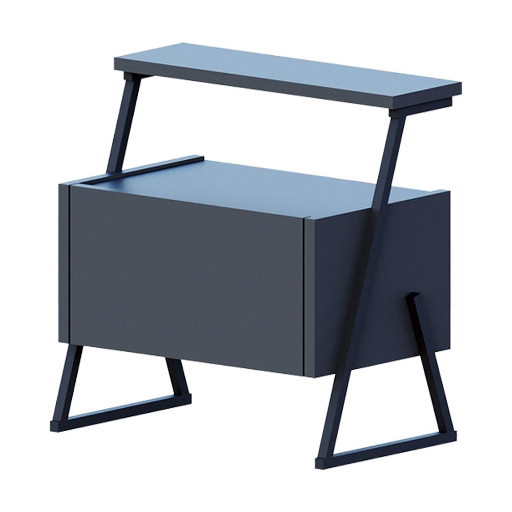 Noptiera, Quasar & Co.®, MDF, 49×29.5×50 cm, gri antracit 2 Noptiera, Quasar & Co.®, MDF, 49×29.5×50 cm, gri antracit 2