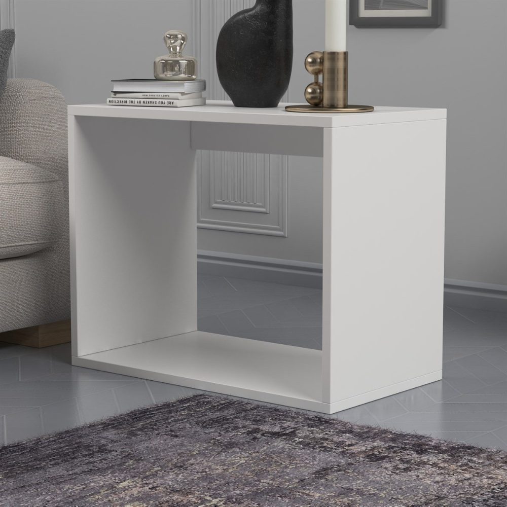 Masuta cafea, Quasar & Co.®, cu 3 corpuri, 62 x 34 x 49 cm, MDF, alb/stejar 8 Masuta cafea, Quasar & Co.®, cu 3 corpuri, 62 x 34 x 49 cm, MDF, alb/stejar 8