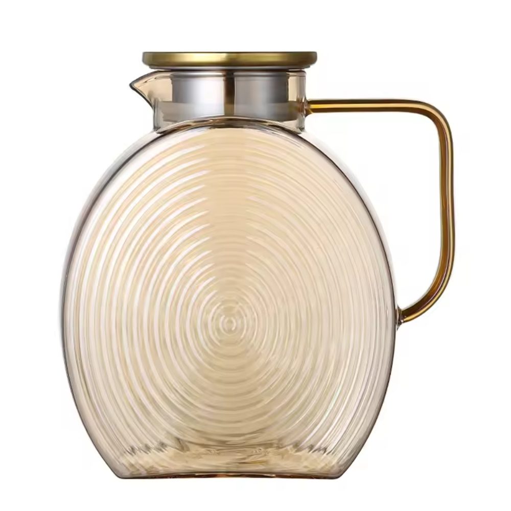 Carafa, Quasar & Co.®, cu capac, ingusta-depozitare pe usa frigiderului, sticla, 2500 ml, amber 2 Carafa, Quasar & Co.®, cu capac, ingusta-depozitare pe usa frigiderului, sticla, 2500 ml, amber 2