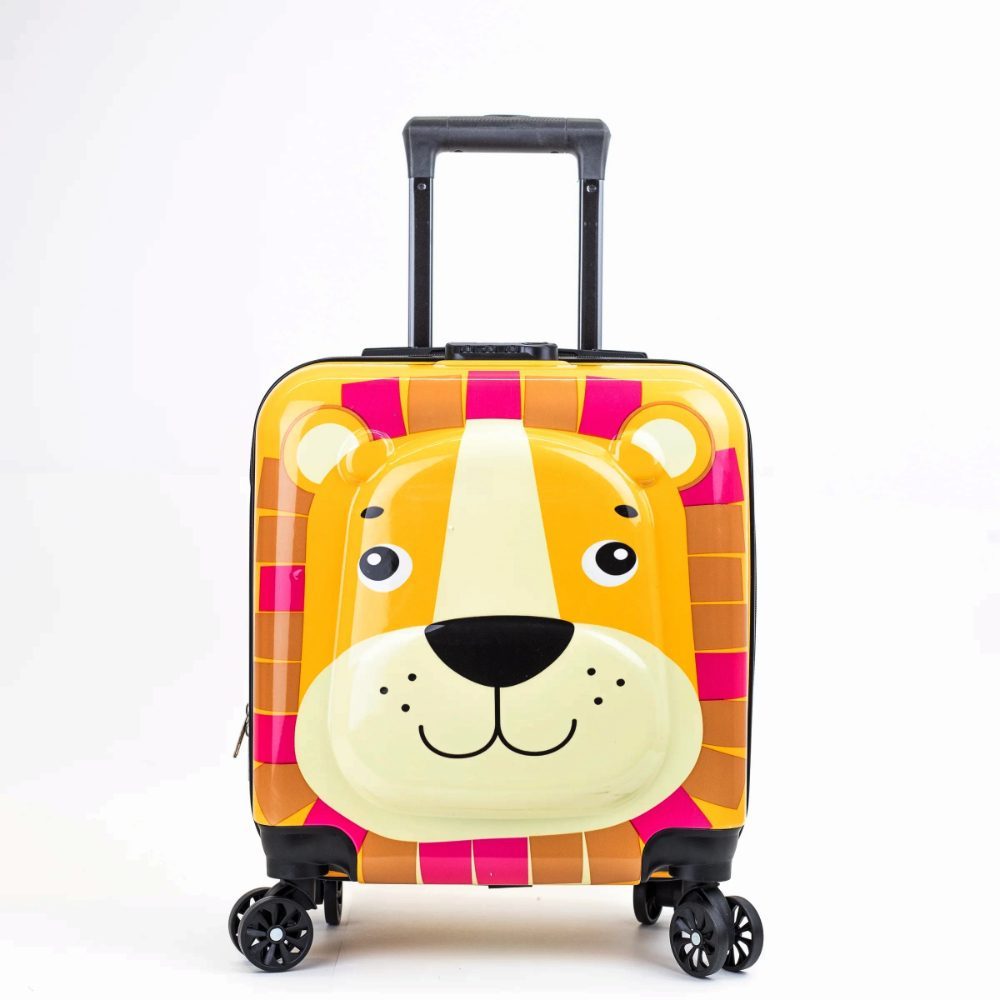 Troler cabina avion, Quasar & Co.®, Model Lion, 4 roti duble cu rotatie 360°, maner telescopic, cifru, 44x34x23 cm, ABS, galben/ciclam 2 Troler cabina avion, Quasar & Co.®, Model Lion, 4 roti duble cu rotatie 360°, maner telescopic, cifru, 44x34x23 cm, ABS, galben/ciclam 2