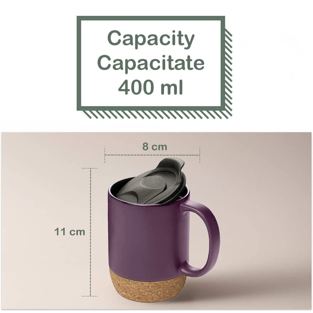 Set 4 cani cafea/ceai, Quasar & Co.®, pretabile voiaj/calatorie, cu capac to go, baza de pluta, ceramica, 400 ml, multicolor 7 Set 4 cani cafea/ceai, Quasar & Co.®, pretabile voiaj/calatorie, cu capac to go, baza de pluta, ceramica, 400 ml, multicolor 7