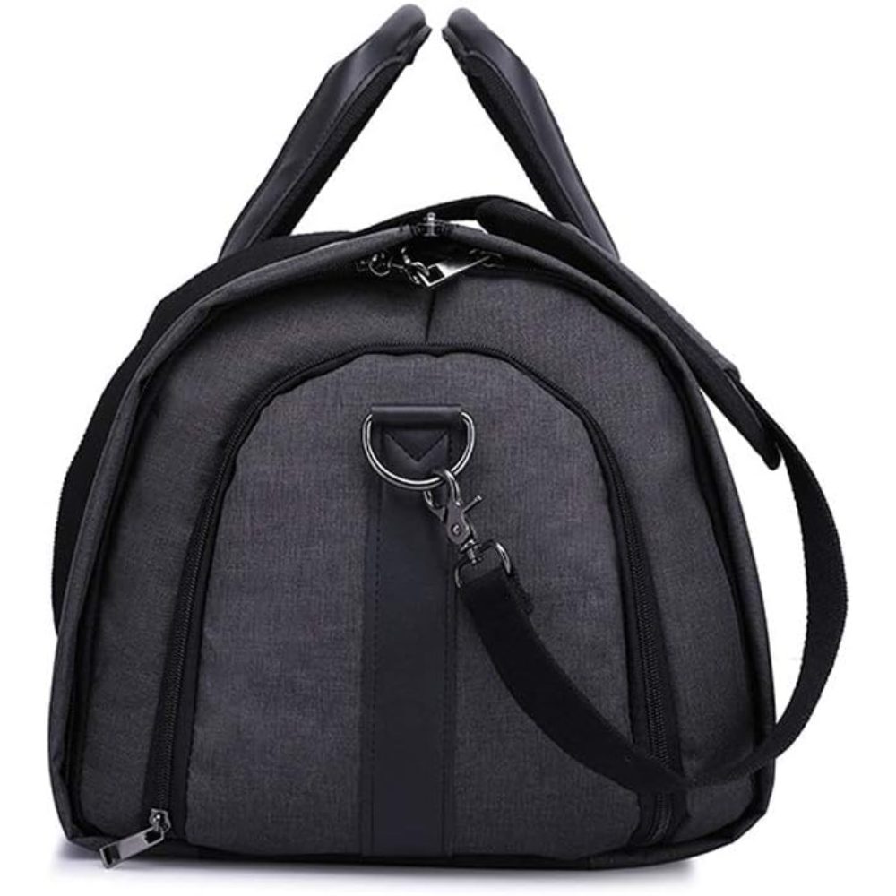 Geanta smart business pentru voiaj, Quasar & Co.®, compartiment special pentru transport costum si pantofi, poliester, 57 x 34 x 33 cm, negru 4 Geanta smart business pentru voiaj, Quasar & Co.®, compartiment special pentru transport costum si pantofi, poliester, 57 x 34 x 33 cm, negru 4