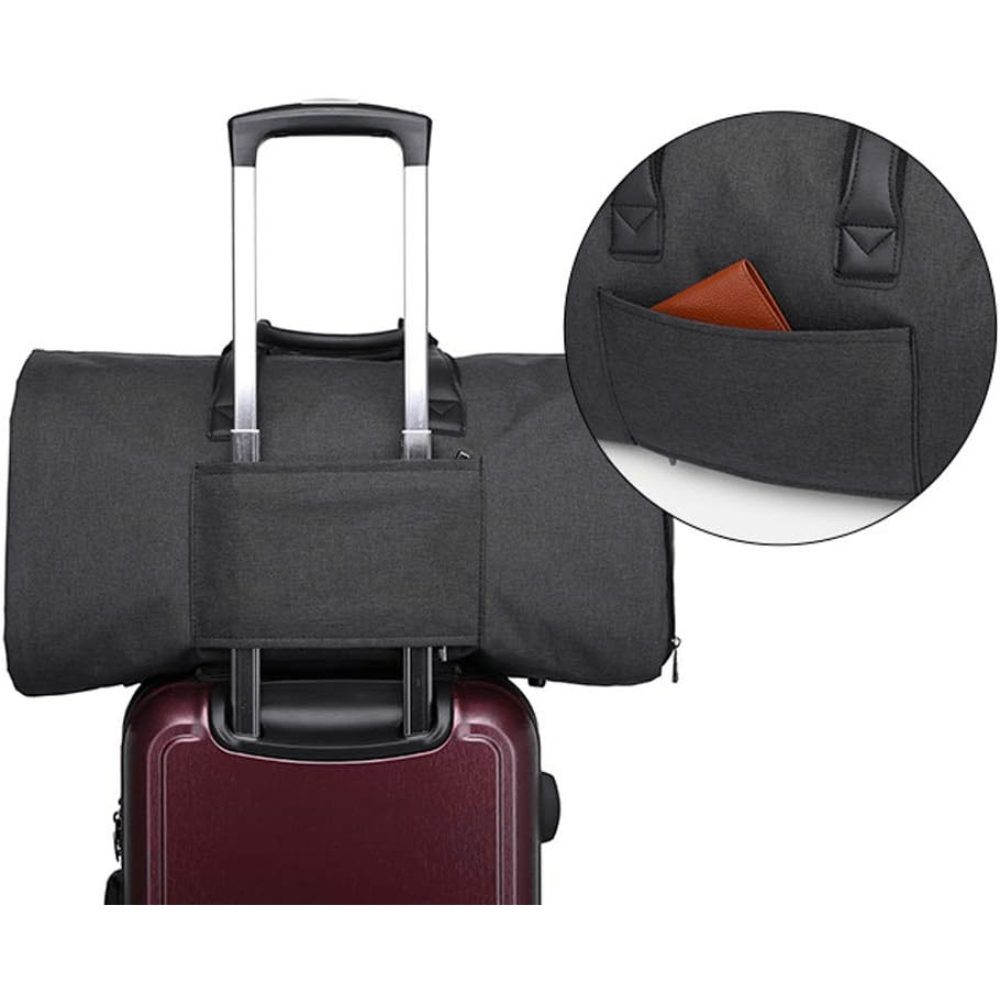 Geanta smart business pentru voiaj, Quasar & Co.®, compartiment special pentru transport costum si pantofi, poliester, 57 x 34 x 33 cm, negru 6 Geanta smart business pentru voiaj, Quasar & Co.®, compartiment special pentru transport costum si pantofi, poliester, 57 x 34 x 33 cm, negru 6
