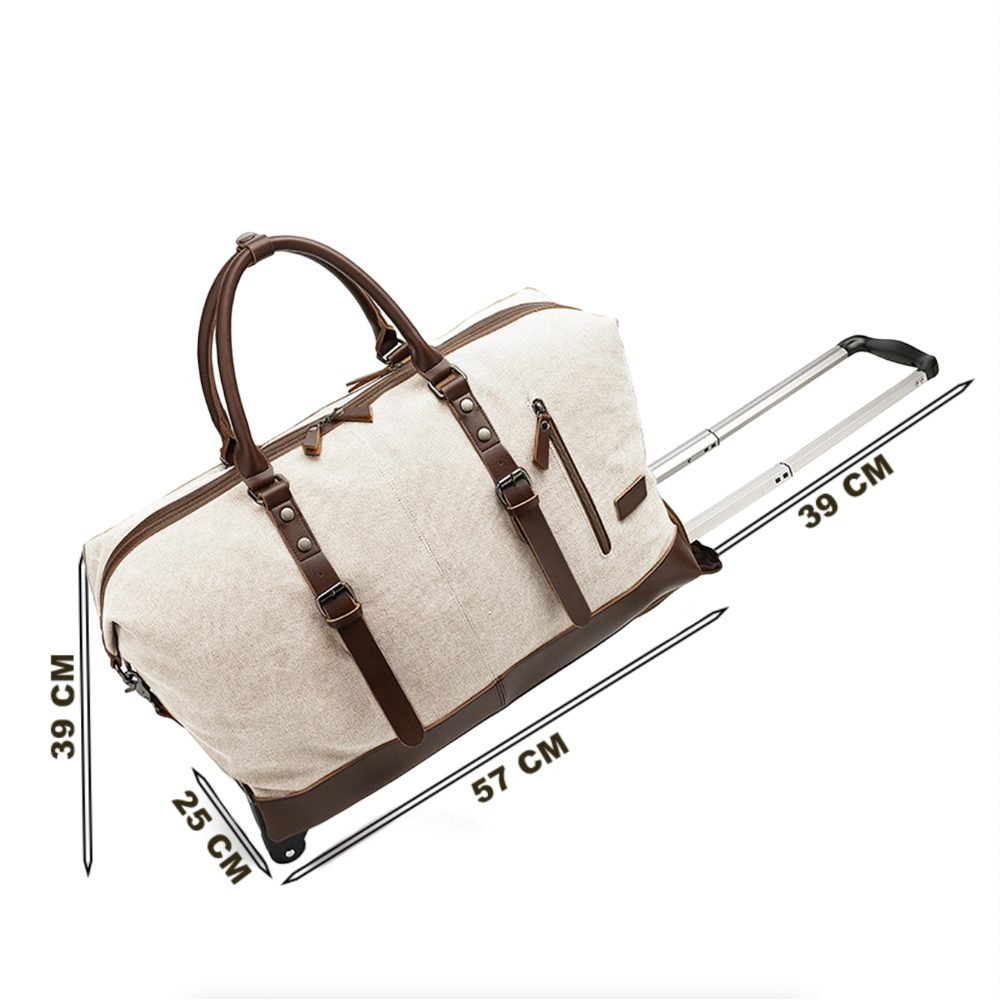 Geanta voiaj, Quasar & Co.®, tip troler, duffle, 57x39x25 cm Geanta voiaj, Quasar & Co.®, tip troler, duffle, 57x39x25 cm