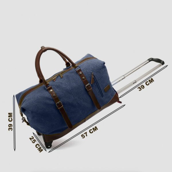 Geanta voiaj, Quasar & Co.®, tip troler, duffle, 57x39x25 cm