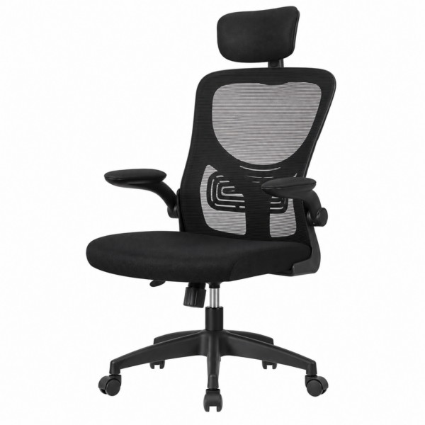 Scaun birou ergonomic, office, Quasar & Co.®, model Sigma, mesh, suport lombar, tetiera reglabila, manere rabatabile, negru 2 Scaun birou ergonomic, office, Quasar & Co.®, model Sigma, mesh, suport lombar, tetiera reglabila, manere rabatabile, negru