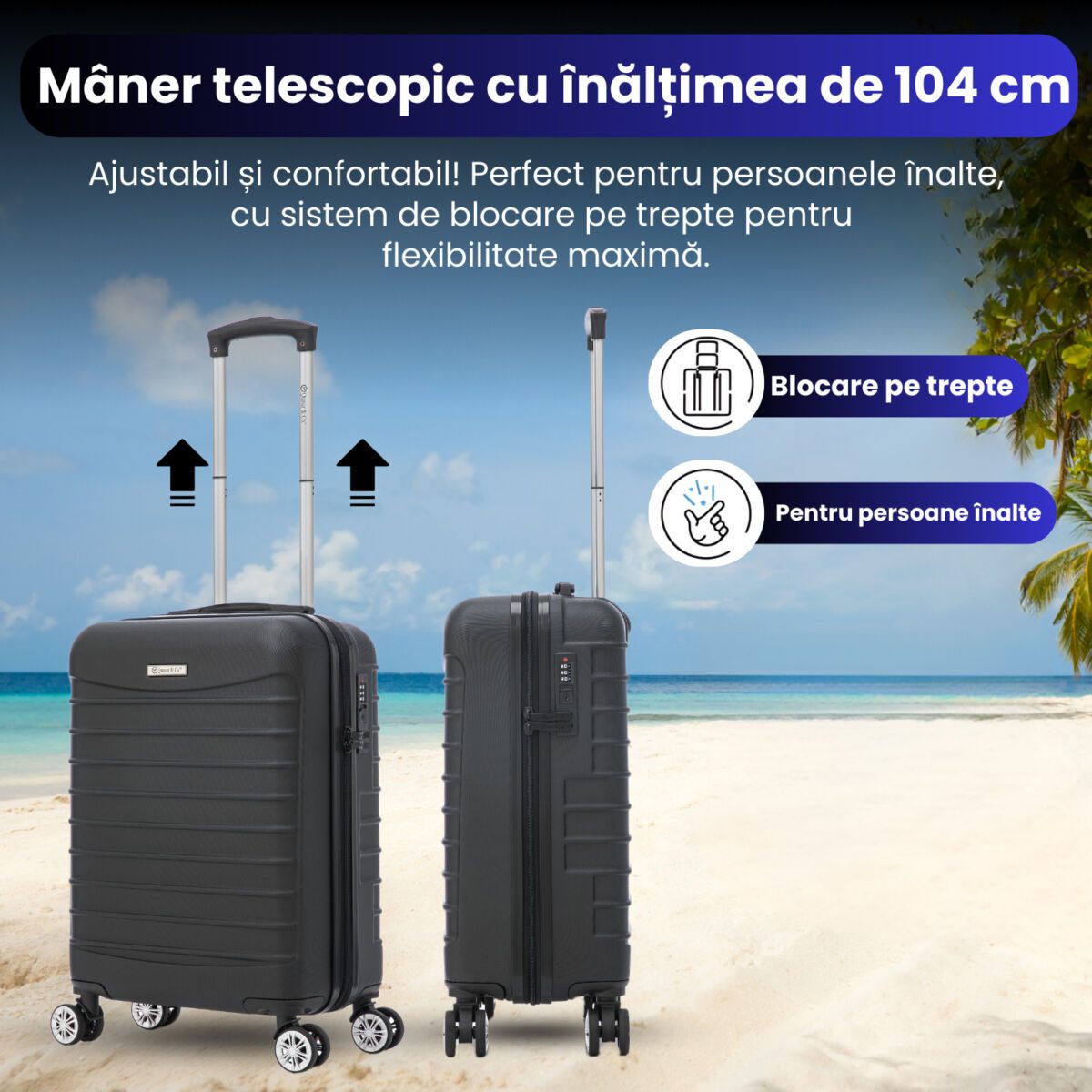 Set troler cabina cu geanta cosmetice Quasar & Co.®, valiza cabina avion, 55x36x20/28x22x14cm, 4 roti duble 360°, bagaj de mana, troller cu fermoar antifurt, cifru, maner telescopic lung, geamantan ABS 2.8 mm, LINE, Negru 5 Set troler cabina cu geanta cosmetice Quasar & Co.®, valiza cabina avion, 55x36x20/28x22x14cm, 4 roti duble 360°, bagaj de mana, troller cu fermoar antifurt, cifru, maner telescopic lung, geamantan ABS 2.8 mm, LINE, Negru 5