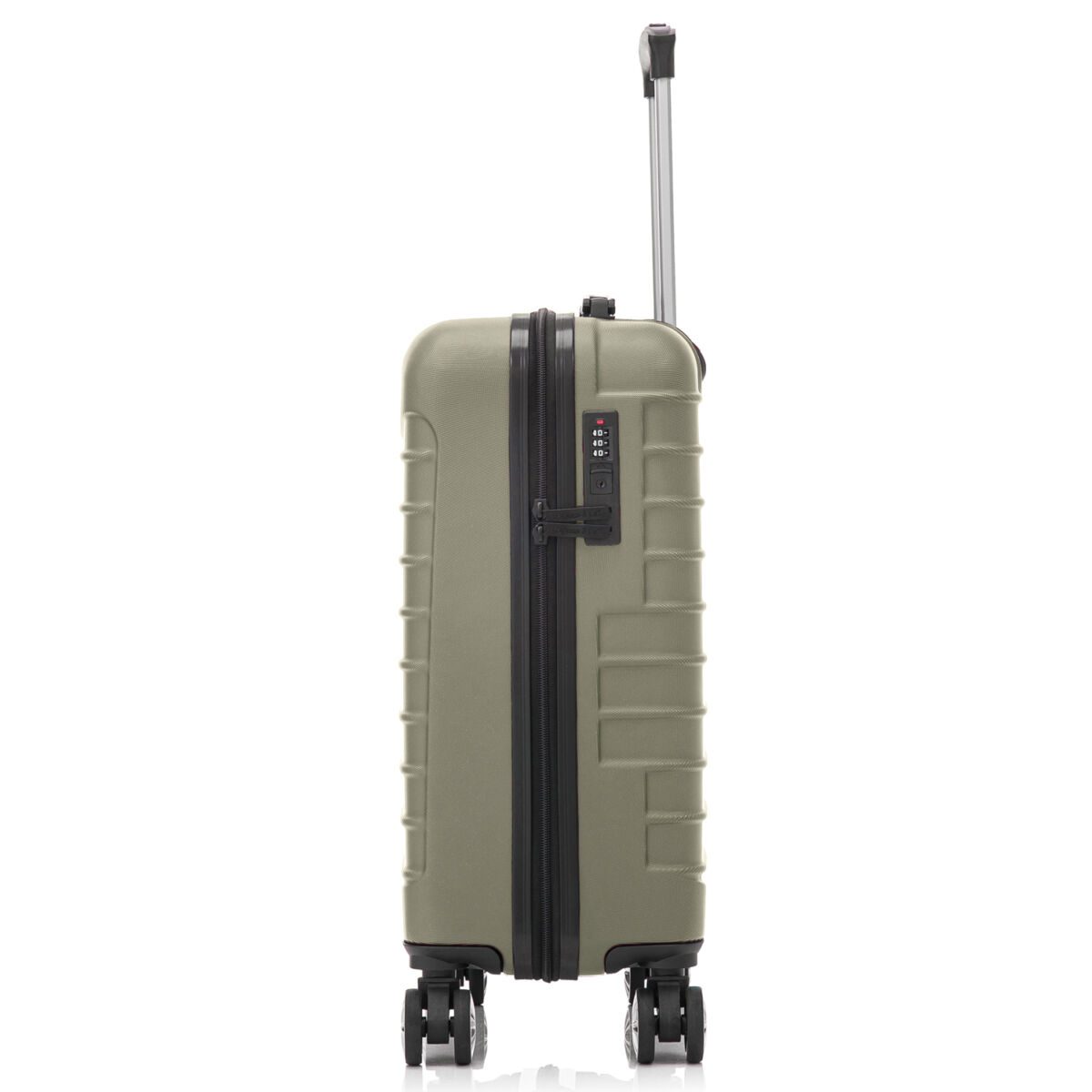 Set 2 trolere cabina Quasar & Co.®, 40x30x20 cm cu roti detasabile si 55x36x20 cm, bagaj de mana, troller cu fermoar antifurt, cifru, maner telescopic lung, geamantan 4 roti duble 360°, valiza ABS 2.8 mm rezistent, 10kg, LINE, Sampanie 6 Set 2 trolere cabina Quasar & Co.®, 40x30x20 cm cu roti detasabile si 55x36x20 cm, bagaj de mana, troller cu fermoar antifurt, cifru, maner telescopic lung, geamantan 4 roti duble 360°, valiza ABS 2.8 mm rezistent, 10kg, LINE, Sampanie 6
