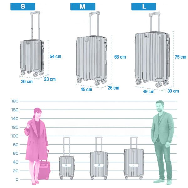 Troler cabina avion Quasar & Co.®, 54x36x23cm, bagaj de mana, troller cu maner telescopic, geamantan cu 4 roti duble silentioase 360°, valiza ABS+PC, suport pahar, ZENO, roz - imagine 7