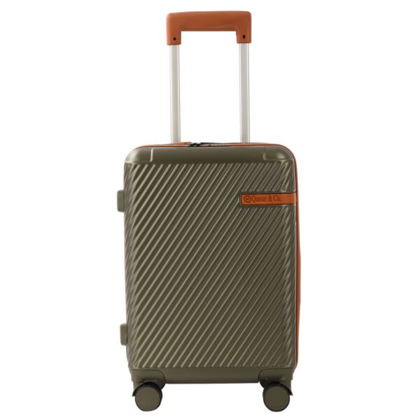 Troler cabina avion Quasar & Co.®, 56x38x23cm, bagaj de mana, troller cu cifru, maner telescopic lung, geamantan cu 4 roti duble silentioase 360°, valiza ABS, 2 compartimente cu buzunar, LUXOR, kaki Trolere cabina 2026-09-20 Troler cabina avion Quasar & Co.®, 56x38x23cm, bagaj de mana, troller cu cifru, maner telescopic lung, geamantan cu 4 roti duble silentioase 360°, valiza ABS, 2 compartimente cu buzunar, LUXOR, kaki Trolere cabina 2026-09-20