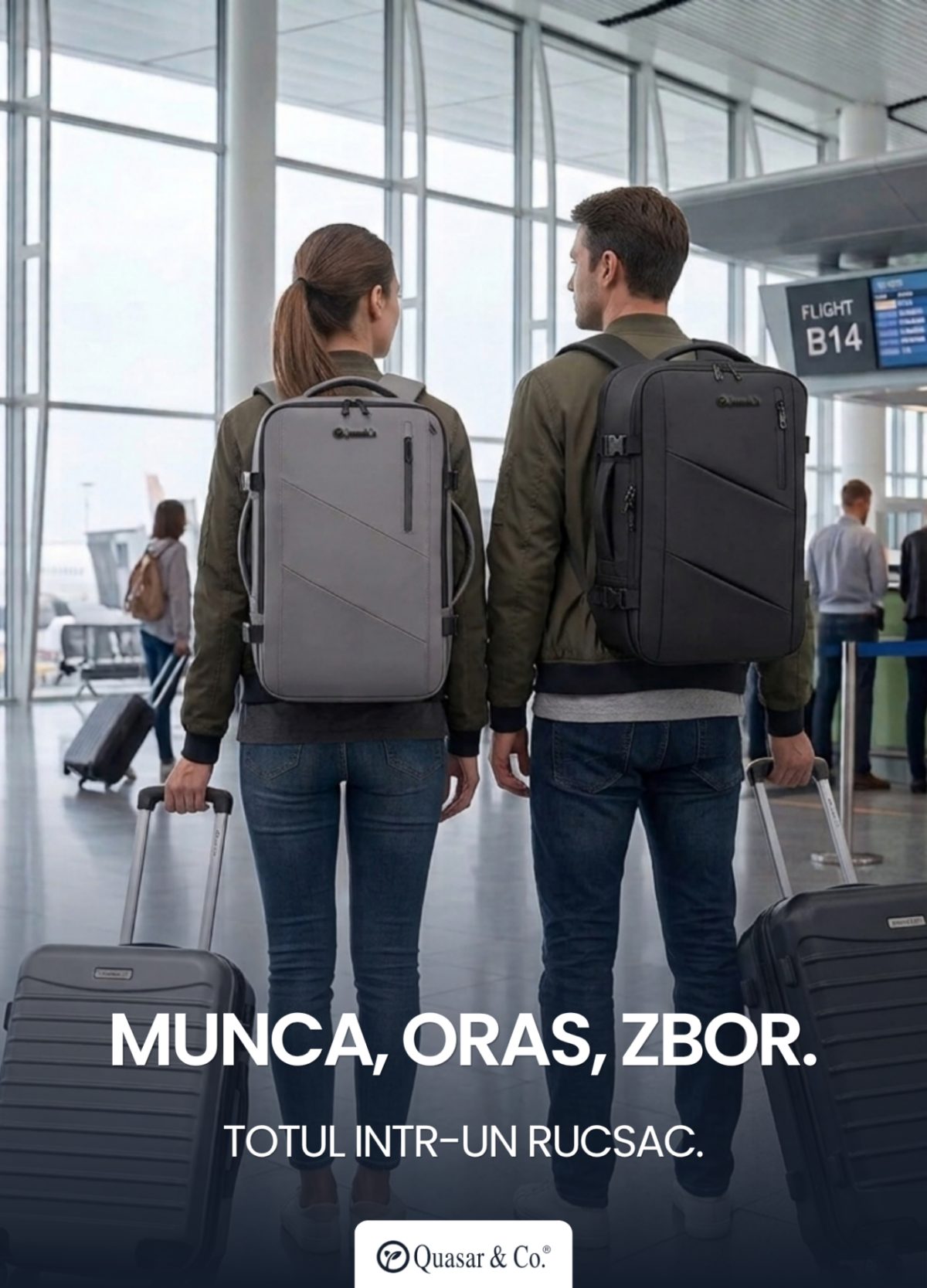 Rucsac Quasar & Co.®, bagaj de mana avion, multifunctional, extensibil, impermeabil, compartiment laptop, sistem agatare pe troler, rucsac calatorie/voiaj pretabil drumetii/scoala, piele ecologica, VEGA, gri 8 Rucsac Quasar & Co.®, bagaj de mana avion, multifunctional, extensibil, impermeabil, compartiment laptop, sistem agatare pe troler, rucsac calatorie/voiaj pretabil drumetii/scoala, piele ecologica, VEGA, gri 8